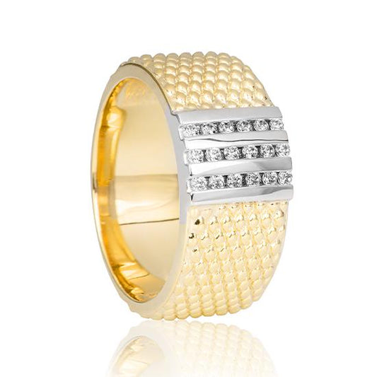 Hersteller-Originalaufnahme: RING - BRILL. 0,18 Ct. H/si; abgebildete Ausführung 41059140-22-10-1-0-48