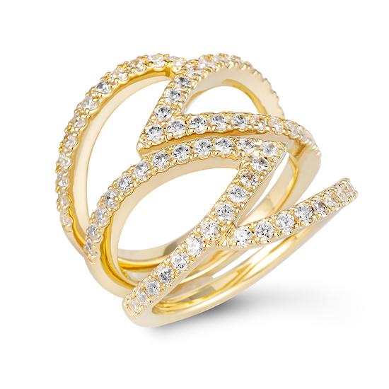 Hersteller-Originalaufnahme: RING - BRILL. 1,40 Ct. H/si; abgebildete Ausführung 41059730-21-10-1-0-48