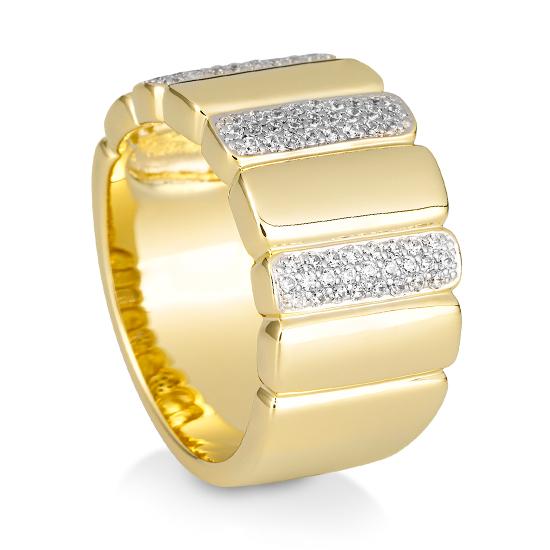 Hersteller-Originalaufnahme: RING - BRILL. 0,413 Ct. H/si; abgebildete Ausführung 41060500-20-10-1-0-48