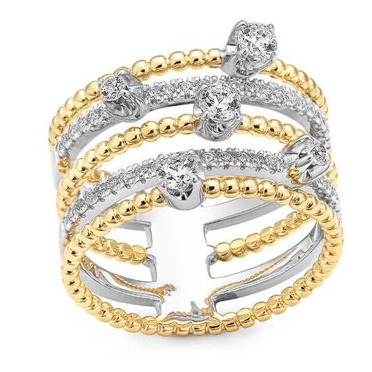 Hersteller-Originalaufnahme: RING - BRILL. 0,612 Ct. H/si; abgebildete Ausführung 41061250-22-10-1-0-48