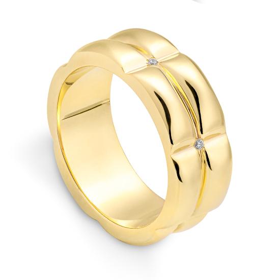 Hersteller-Originalaufnahme: RING - BRILL. 0,045 Ct. H/si; abgebildete Ausführung 41061910-21-10-1-0-48