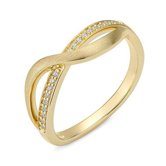 Hersteller-Originalaufnahme: RING - BRILL. 0,095 Ct. H/si; abgebildete Ausführung 41064670-21-10-1-0-48