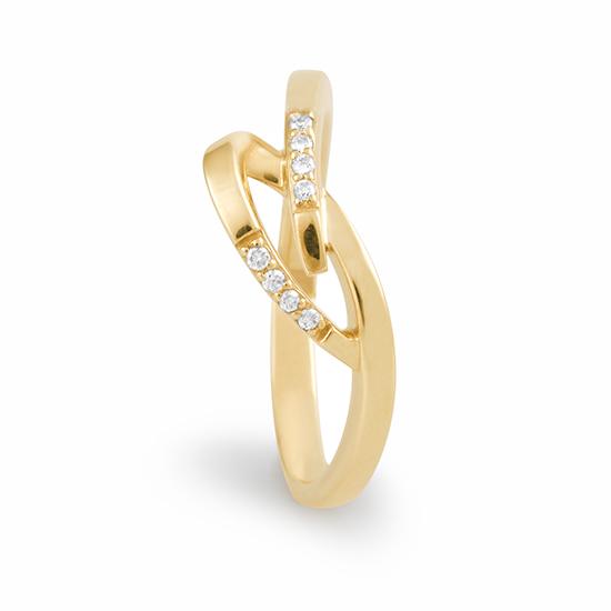 Hersteller-Originalaufnahme: RING - BRILL. 0,052 Ct. H/si; abgebildete Ausführung 41050420-31-10-1-0-48