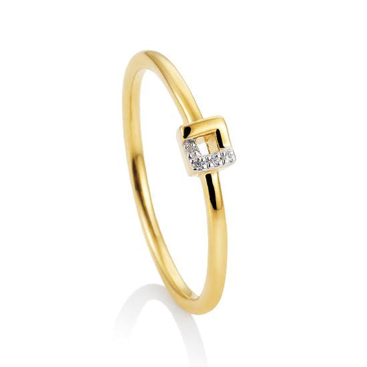 Hersteller-Originalaufnahme: RING - BRILL. 0,02 Ct. H/si; abgebildete Ausführung 41057400-20-10-1-0-48