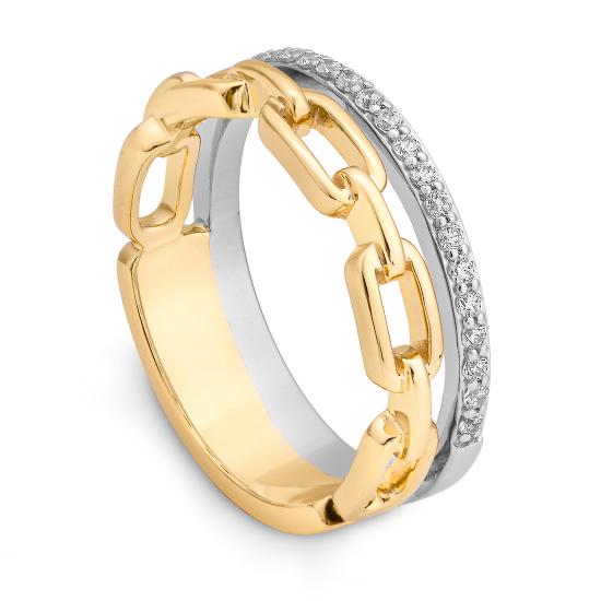 Hersteller-Originalaufnahme: RING - BRILL. 0,21 Ct. H/si; abgebildete Ausführung 41061590-22-10-1-0-48