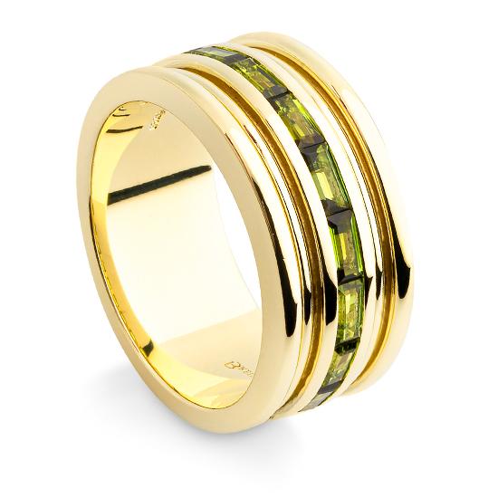 Hersteller-Originalaufnahme: RING - E.TURMALIN GRÜN; abgebildete Ausführung 42033870-31-62-0-0-48