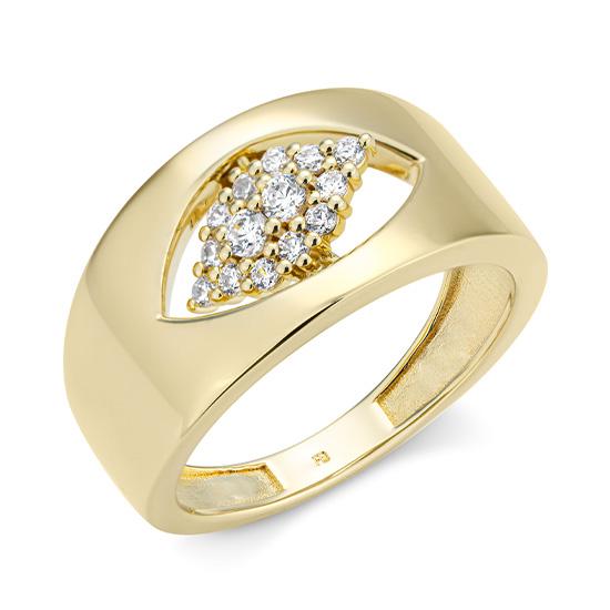 Hersteller-Originalaufnahme: RING - BRILL. 0,26 Ct. H/si; abgebildete Ausführung 41064880-21-971-1-0-48