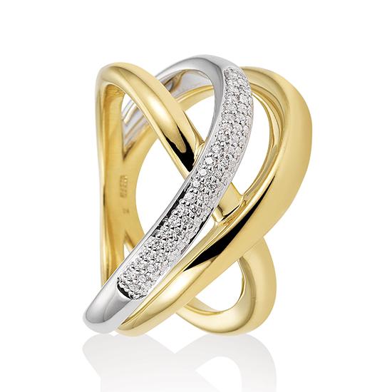 Hersteller-Originalaufnahme: RING - BRILL. 0,305 Ct. H/si; abgebildete Ausführung 41057250-22-10-1-0-48
