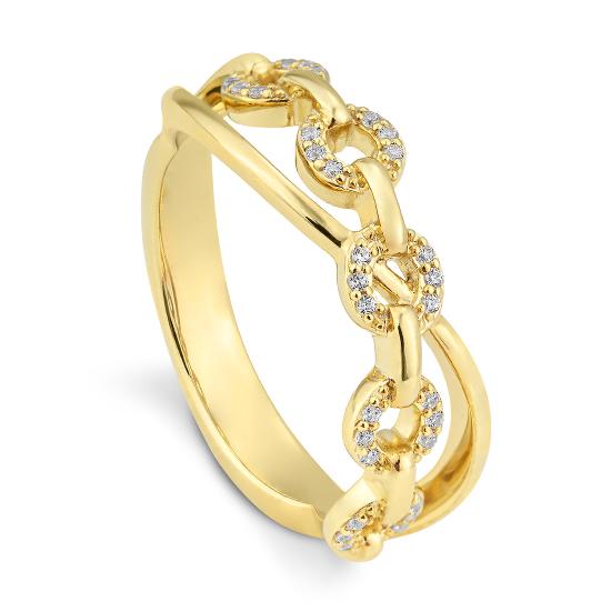 Hersteller-Originalaufnahme: RING - BRILL. 0,15 Ct. H/si; abgebildete Ausführung 41062060-21-10-1-0-48