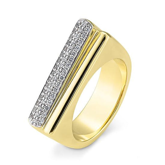 Hersteller-Originalaufnahme: RING - BRILL. 0,318 Ct. H/si; abgebildete Ausführung 41063530-20-10-1-0-48
