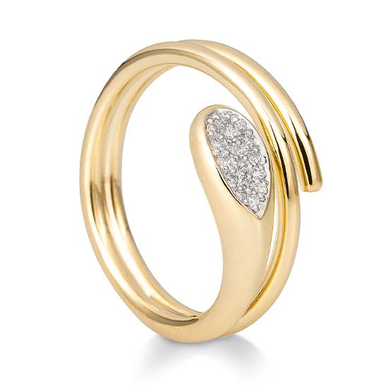 Hersteller-Originalaufnahme: RING - BRILL. 0,094 Ct. H/si; abgebildete Ausführung 41060300-20-10-1-0-48