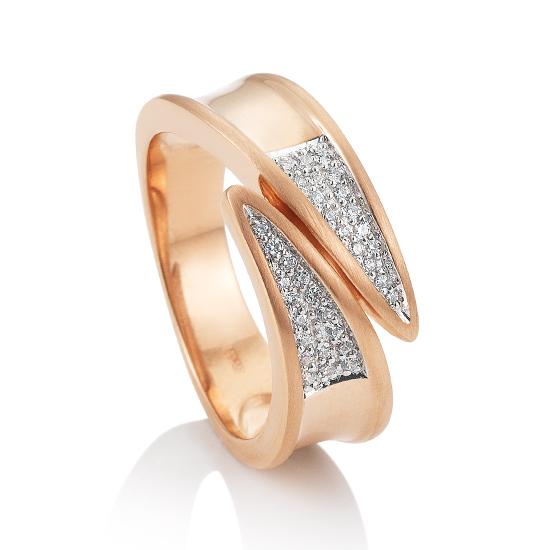 Hersteller-Originalaufnahme: RING - BRILL. 0,191 Ct. H/si; abgebildete Ausführung 41057370-25-10-1-0-48