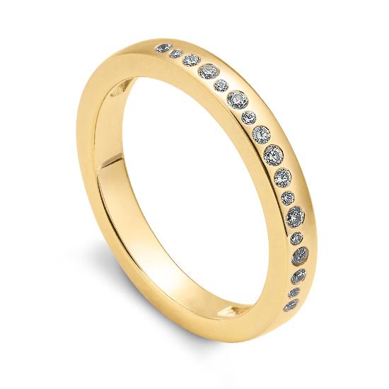 Hersteller-Originalaufnahme: RING - BRILL. 0,168 Ct. H/si; abgebildete Ausführung 41061660-21-10-1-0-48