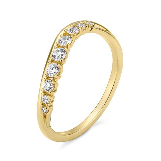 Hersteller-Originalaufnahme: RING - BRILL. 0,26 Ct. H/si; abgebildete Ausführung 41065040-21-10-1-0-48