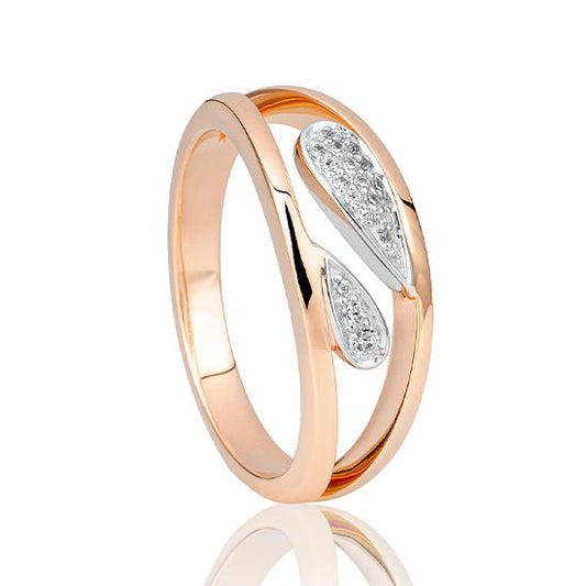 Hersteller-Originalaufnahme: RING - BRILL. 0,116 Ct. H/si; abgebildete Ausführung 41060310-28-10-1-0-48