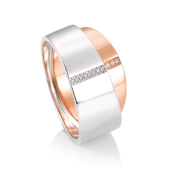 Hersteller-Originalaufnahme: RING - BRILL. 0,055 Ct. H/si; abgebildete Ausführung 41058630-28-10-1-0-48