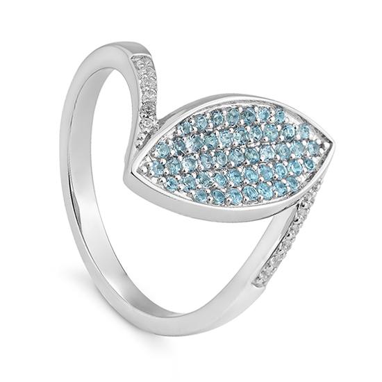 Hersteller-Originalaufnahme: RING - ED.TOP.DUNKEL (SWISS BLUE)/Brill. 0,072 Ct. H/si; abgebildete Ausführung 41062160-24-47-1-0-48