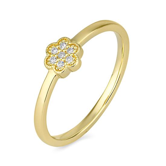 Hersteller-Originalaufnahme: RING - BRILL. 0,052 Ct. H/si; abgebildete Ausführung 41064040-21-10-1-0-48