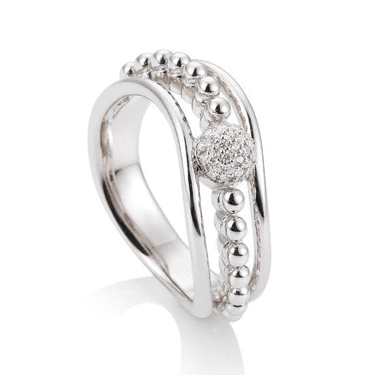 Hersteller-Originalaufnahme: RING - BRILL. 0,155 Ct. H/si; abgebildete Ausführung 41056840-24-10-1-0-48