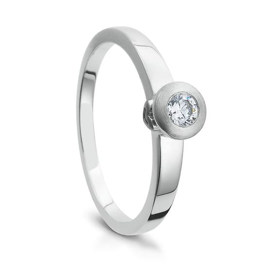 Hersteller-Originalaufnahme: RING - E.SAFIR/Brill. 0,08 Ct. H/si; abgebildete Ausführung 41057649-34-29-1-0-48