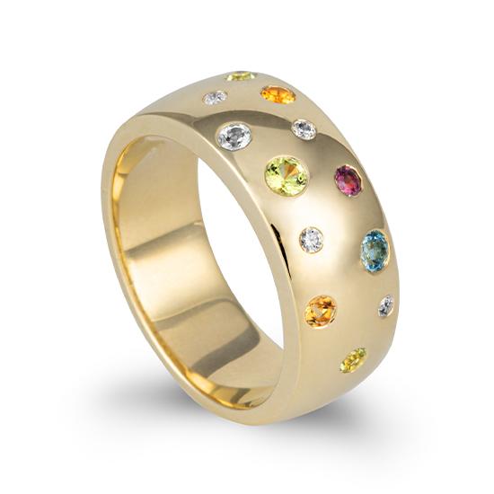 Hersteller-Originalaufnahme: RING - Brill. 0,06 Ct. H/si; abgebildete Ausführung 41059420-21-48-1-0-48