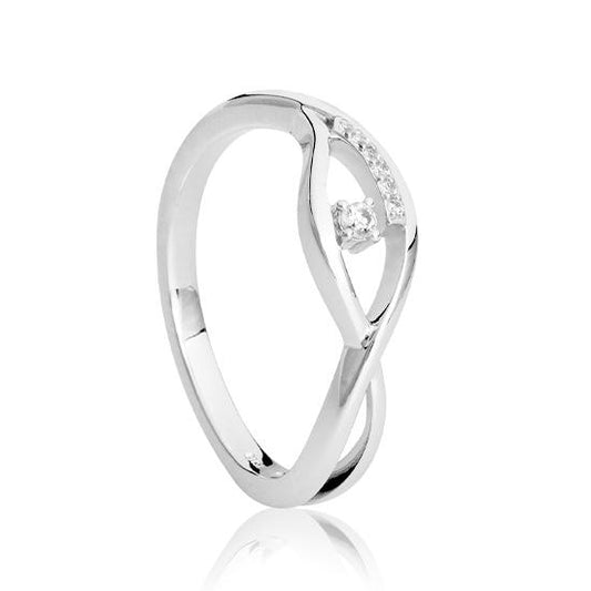 Hersteller-Originalaufnahme: RING - BRILL. 0,06 Ct. H/si; abgebildete Ausführung 41060150-24-10-1-0-48