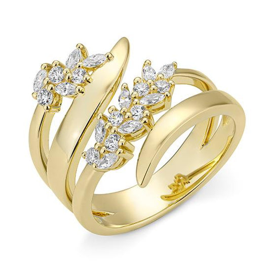 Hersteller-Originalaufnahme: RING - BRILL. 0,595 Ct. H/si; abgebildete Ausführung 41064790-21-10-1-0-48