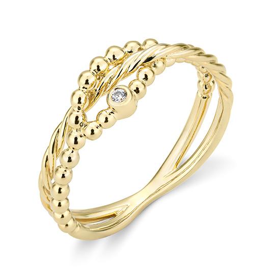 Hersteller-Originalaufnahme: RING - BRILL. 0,015 Ct. H/si; abgebildete Ausführung 41065180-21-10-1-0-48