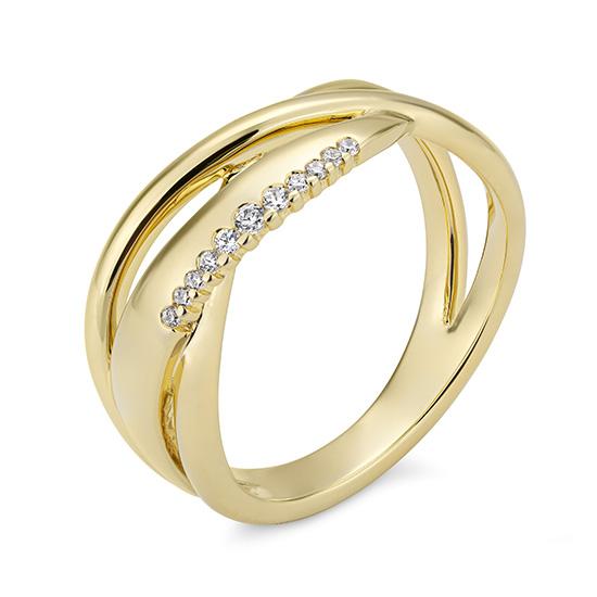 Hersteller-Originalaufnahme: RING - BRILL. 0,081 Ct. H/si; abgebildete Ausführung 41064700-21-10-1-0-48