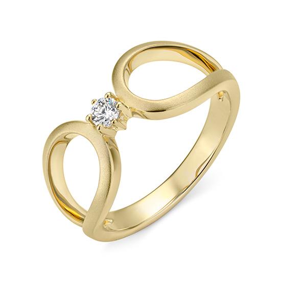 Hersteller-Originalaufnahme: RING - BRILL. 0,10 Ct. H/si; abgebildete Ausführung 41064330-21-10-1-0-48