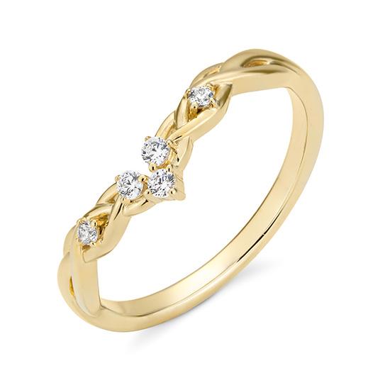 Hersteller-Originalaufnahme: RING - BRILL. 0,105 Ct. H/si; abgebildete Ausführung 41065100-21-10-1-0-48