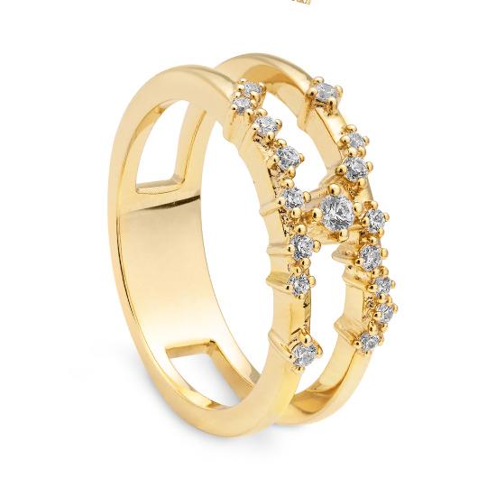Hersteller-Originalaufnahme: RING - BRILL. 0,234 Ct. H/si; abgebildete Ausführung 41061540-21-10-1-0-48