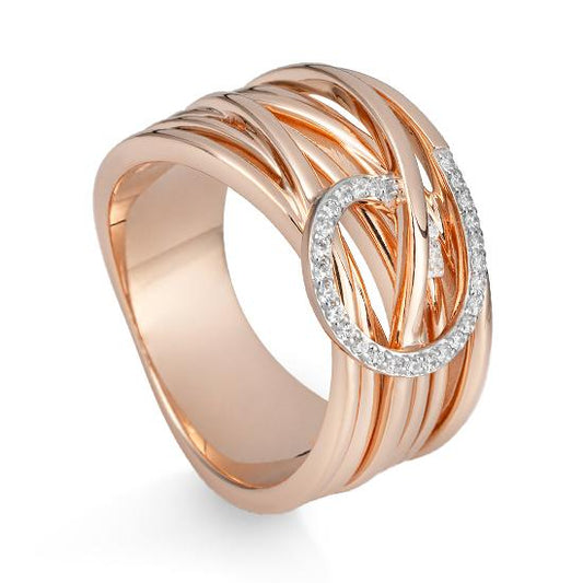 Hersteller-Originalaufnahme: RING - BRILL. 0,154 Ct. H/si; abgebildete Ausführung 41060480-25-10-1-0-48