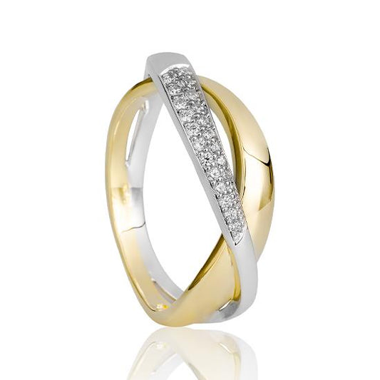 Hersteller-Originalaufnahme: RING - BRILL. 0,133 Ct. H/si; abgebildete Ausführung 41060000-22-10-1-0-48