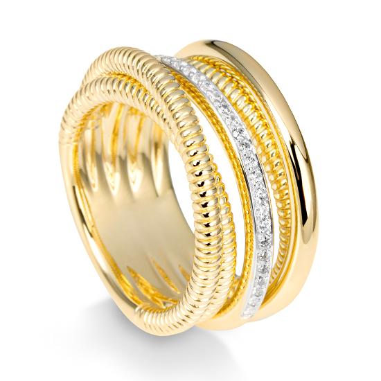 Hersteller-Originalaufnahme: RING - BRILL. 0,188 Ct. H/si; abgebildete Ausführung 41060400-20-10-1-0-48