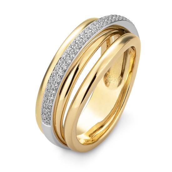 Hersteller-Originalaufnahme: RING - BRILL. 0,319 Ct. H/si; abgebildete Ausführung 41061760-22-10-1-0-48