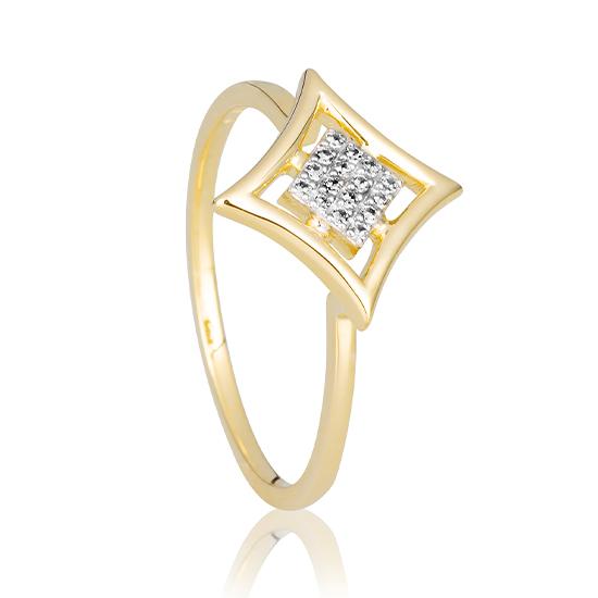 Hersteller-Originalaufnahme: RING - BRILL. 0,08 Ct. H/si; abgebildete Ausführung 41059100-20-10-1-0-48