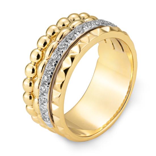 Hersteller-Originalaufnahme: RING - BRILL. 0,34 Ct. H/si; abgebildete Ausführung 41061730-22-10-1-0-48
