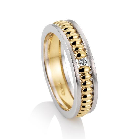 Hersteller-Originalaufnahme: RING - BRILL. 0,03 Ct. H/si; abgebildete Ausführung 41056930-22-10-1-0-48
