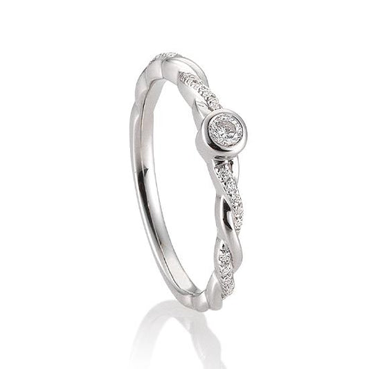 Hersteller-Originalaufnahme: RING - BRILL. 0,176 Ct. H/si; abgebildete Ausführung 41057990-24-10-1-0-48