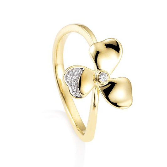 Hersteller-Originalaufnahme: RING - BRILL. 0,05 Ct. H/si; abgebildete Ausführung 41059050-20-10-1-0-48