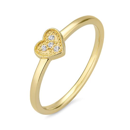 Hersteller-Originalaufnahme: RING - BRILL. 0,03 Ct. H/si; abgebildete Ausführung 41064090-21-10-1-0-48