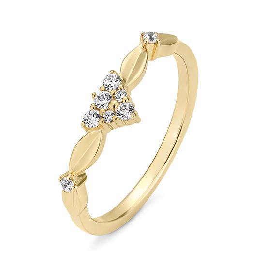 Hersteller-Originalaufnahme: RING - BRILL. 0,145 Ct. H/si; abgebildete Ausführung 41065110-21-10-1-0-48