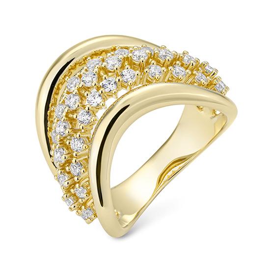 Hersteller-Originalaufnahme: RING - BRILL. 1,115 Ct. H/si; abgebildete Ausführung 41064810-21-971-1-0-48
