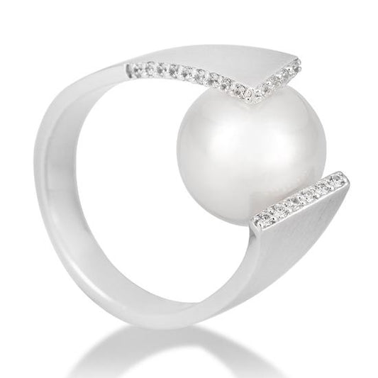 Hersteller-Originalaufnahme: RING - SÜDSEE-PERLE-ZP/Brill. 0,143 Ct. H/si; abgebildete Ausführung 41712150-24-6-1-0-48