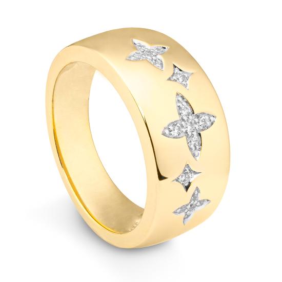 Hersteller-Originalaufnahme: RING - BRILL. 0,136 Ct. H/si; abgebildete Ausführung 41060990-20-10-1-0-48