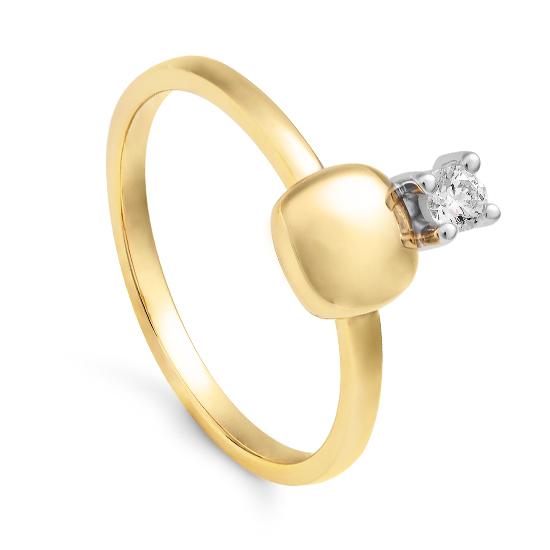 Hersteller-Originalaufnahme: RING - BRILL. 0,10 Ct. H/si; abgebildete Ausführung 41061600-22-10-1-0-48