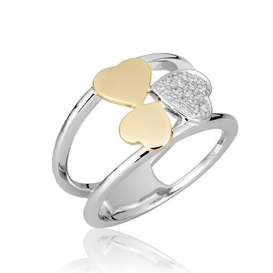 Hersteller-Originalaufnahme: RING - BRILL. 0,104 Ct. H/si; abgebildete Ausführung 41060080-22-10-1-0-48