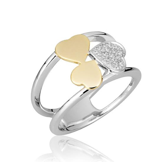 Hersteller-Originalaufnahme: RING - BRILL. 0,104 Ct. H/si; abgebildete Ausführung 41060080-22-10-1-0-48