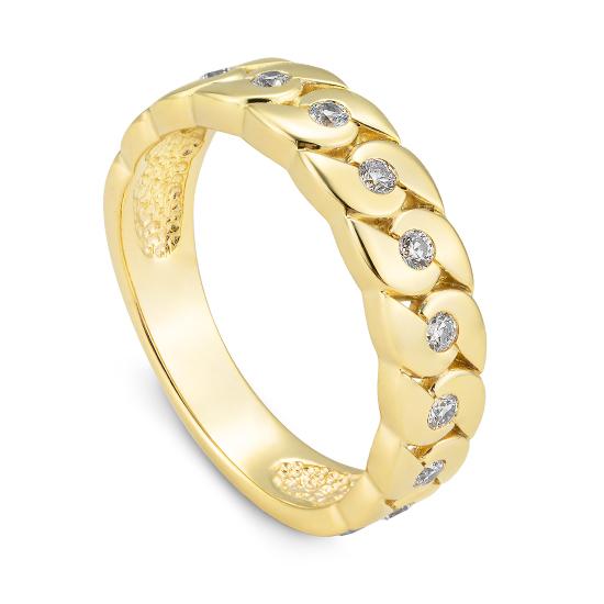 Hersteller-Originalaufnahme: RING - BRILL. 0,25 Ct. H/si; abgebildete Ausführung 41062140-21-10-1-0-48